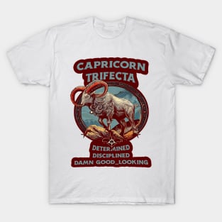 Design for Capricorn with Funny Quotation_2 T-Shirt